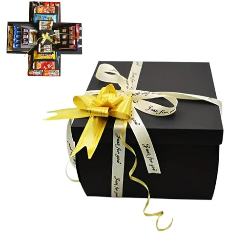 GIDWRIY Caja de Regalo Sorpresa,Caja Regalo Creativo Cumpleaños,Explosion Gift Box,Cajas de Regalos Hecha A Mano de 5 Capas,Cajas de Regalos de Explosión para Navidad para Aniversario, San Valentín