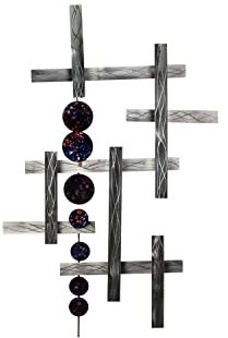 KunstLoft Wanddeko Metall | 100% HANDGEFERTIGT | 70x109x6cm | Wandbild Metall 'Streben nach Glück' | Abstrakte Skulpturen | Schwarz Silber | Wandskulptur | Metalldeko Wand Wohnzimmer