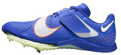 Nike Air Zoom LJ Elite Leichtathletik-Spikes (CT0079-400, Racer Blue/Safety Orange/Weiß), Racer Blue/Safety Orange/White, 44.5 EU