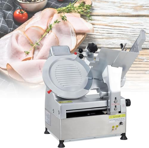 Affettatrice Elettrica Per Alimenti, Affettatrice Elettrica Di Alta Qualità Per Carne, Spessore Regolabile Da 0 A 6,5 ​​Mm, Lama In Acciaio Inossidabile, Con Affettatrice Per Carne Da 0 A 18 Mm,220V
