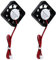 LEIBOCHAO 2 Pezzi Ventola PC di Raffreddamento per PC con Fili 40x40x10mm DC 5V, 4010 Piccola Ventola di Raffreddamento Silenziosa 40mm, Ventole per PC con Connettore, Ventola DC Senza Spazzole 4cm 5V