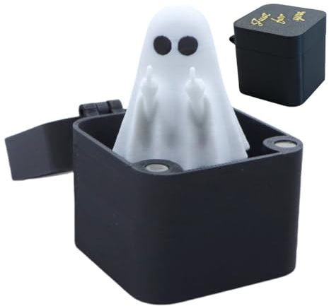 UIEXEA 1 Pezzi Scatola Regalo con Dito Medio a Sorpresa, Scatola Regalo a Sorpresa, Gadget Divertente Scherzo Regalo