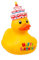Out of the Blue 20/1063 Duck Yellow Squeaky Duck Happy Birthday