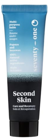 SeventyOne Percent | Second Skin | Bálsamo para Cuidado del Aceite | Multiusos Cuerpo-Cara-Cabello | Hidrata y Repara | Papaya Fermentada y Cera de Abejas | 100% Natural - Fabricado en Francia | 30 ml