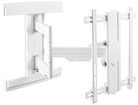 RICOO Supporto TV parete S5744-W Girevole Inclinabile Televisore 45-85 (114-216 cm) Staffa universale Televisione LED/Curvo VESA 200 x 200-400 x 400
