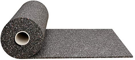 Gummimatte 5 mm Anti-Vibrationsmatte Antirutschmatte 300 x 60 x 0,5 cm, schwarz (Meterware) (Bautenschutzmatte Antivibrationsmatte Außenbereich Kofferraummatte Bodenschutzmatte Bodenbelag Gummi)