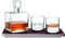 LSA International Cask Whisky Connoisseur Set Klar & Asche/Korkschale L20cm | 1 Einheit | mundgeblasen & handgemachtes Glas | handgehobeltes Holz | KC06, Durchsichtig
