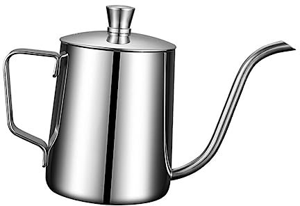 Veemoon 1 Pezzi Bollitori Per in Acciaio Inossidabile Con Coperchio Caffettiera Per Espresso Contenitore Per Caffettiere Fornitura