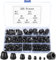 Hutmuttern hohe Form Set, 235 Stk Kohlenstoffstahl Sechskantmuttern, M3/M4/M5/M6/M8/M10/M12 Sechskant Hutmuttern, Innengewinde Abdeckkappen Kuppelmuttern Hutmuttern