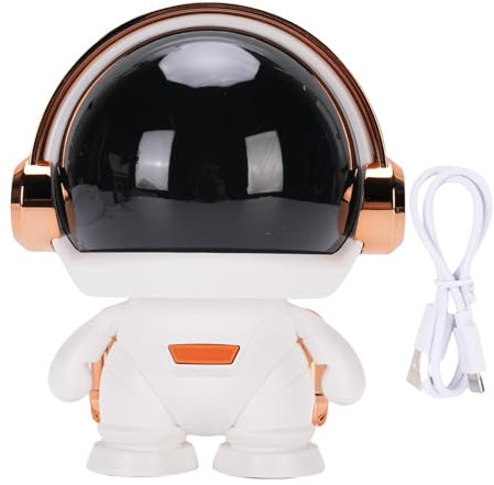 Asixxsix Enceinte Intelligente Astronaut, Enceinte Bluetooth Portable à Effets Lumineux colorés, Qualité de Son Claire, Haut-Parleur sans Fil USB pour Le Salon, la Chambre à Coucher