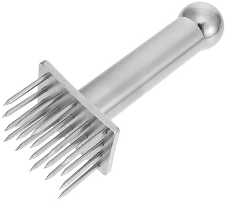 UTHCLO Attendrisseur De Steak Acier Inoxydable Marteau à Viande pour Bœuf Porc Poulet Outil De Cuisine Domestique