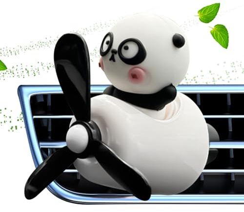 Autoduft – Panda Pilot im Cartoon-Stil, Aromatherapie-Duft für Innenräume zu Hause und Büro