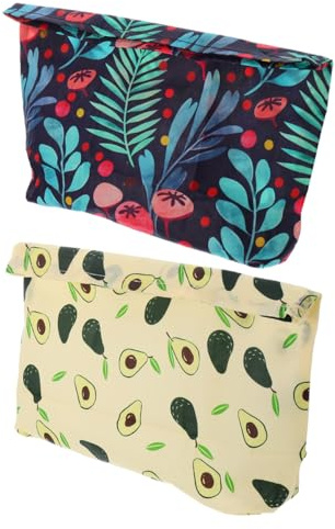 Gadpiparty Bolsa de Fruta Reutilizable de Algodón Cera de Abeja para Conservación de Alimentos, Ecológica y Resistente para Uso Diario, Reduce Plásticos Desechables