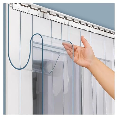 Transparenter PVC-Streifenvorhang für einfache Installation in Lagern, Fabriken und gewerblichen Türen