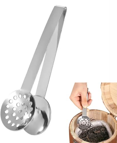 Whispern Cloud Tea Bag Squeezer 1 Pack Stainless Steel Tea Tongs Press for Mugs, No Drips No Mess, Rustproof Tea Bag Tongs, Dishwasher Safe Tea Accessory for Home Office Travel