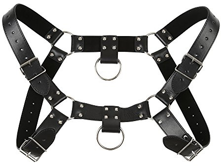 H Stil M?nner Brust Harness Fetisch Herren Brustgurt Fetisch Herren Bondage aus PU Leder