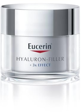 Eucerin Hyaluron-Filler Day SPF 30 50ml, Anti-Wrinkle Day Cream for Refined Skin, Nourishing Triple-Effect Anti-Ageing Moisturiser with Hyaluronic Acid