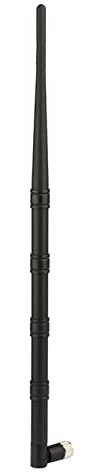 ARSMI Antena de enrutador WiFi de 2.4GHz 15DBI Rp-SMA Conector (Pin Femenino) Conector Tilt-Giratorio inalámbrico Lwu Antena de comunicación