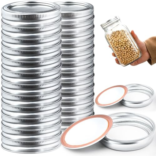 coperchi a vite riutilizzabili per barattoli Mason, 70 mm/86 mm,24pcs