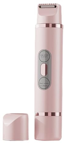 Electric Razors Women, Waterproof Body Trimmer, 6.57x1.3in Gentle Skin-Safe, Compact Design, Double-Head Bikini Shaver for Legs, Face, Underarm, Pubic Hair