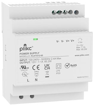 Plikc - Alimentatore switching modulare tensione regolabile (12Vdc - 7,1A - 85,2W)