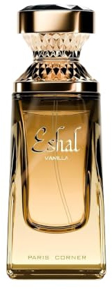 Paris Corner | Eshal Vanilla Paris Corner EDP 100ml | Sweet Perfume for Women | Elegant Warm and Cozy Perfume with Vanilla, Caramel & Rose Notes | Luxurious & Sensual Fragrance