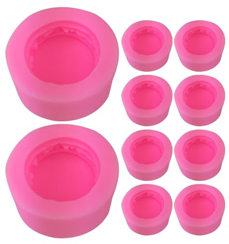 Alipis Stampo per hamburger in silicone fatto a mano, stampo per macaron 3D, per cioccolato natalizio, strumento di cottura per cupcake, decorazione di torte, sapone, candele, cera fusa, utensili da