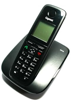 Gigaset A510 Schnurlostelefon (4,57 cm (1,8 Zoll) Grafikdisplay, Freisprechfunktion) schwarz