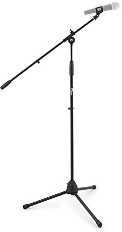Tiger MCA68-BK Pied de Microphone Perche avec Pince - Noir