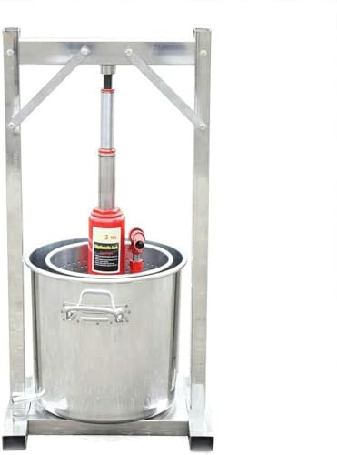 HOTAPEPU Kleine Manuelle Hydraulikpresse Verwenden Traubensaftmaschinenfruchtpresse Weinpresse Fruchtpresse Squeezer Mühle Aus Gemüse -Obst Squeezer Presse Von Beeren ~////////