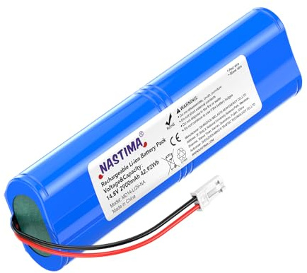 NASTIMA 14,8V 2900mAh Li-ion Akku, Ersatz Akku für Medion MD 18500 18501 18600 Serie Staubsauger