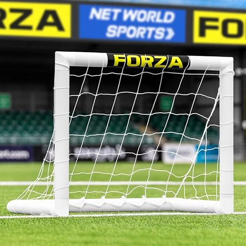 FORZA Mini Fußballtore [90 x 75 cm | 120 x 75 cm] – Die Nr. 1 Fußballtore für den Garten! | Hergestellt in Großbritannien, Aufbau in 2 Minuten, unzerstörbarer Torrahmen