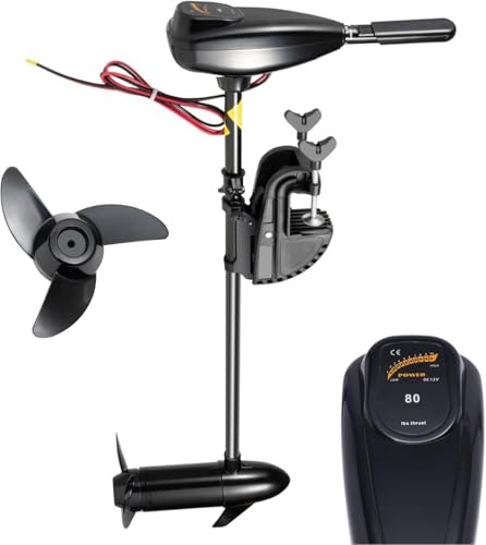 12 Ps Aussenborder Elektro Außenborder Bootsmotor 12v Elektromotor Schlauchboot Bootsmotor Stand-Up-Paddle-Motor 800 W Vorwärts 5 Gänge Rückwärts 3 Gänge für Schlauchboot
