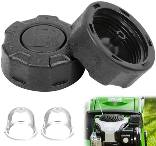 WDZGX Tankdeckel Rasenmäher für Alko Benzintankdeckel Benzindeckel Stiga | Rasenmähertrecker Tankverschraubung Deckel für Benzin Tank Garten Kompartibel Asentraktor Rasentraktor mit Entlüftung 55mm