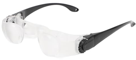 SENECESLI Fernglasbrille, Opera-Freisprech-Fernglasteleskop, 4-fache Vergrößerung, Einstellbarer Fokusabstand oder Outdoor-Jagd, Vogelbeobachtung, Angelkonzerte (Myopie-Version)