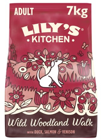 Lily's Kitchen Made with Natural Ingredients Adult Dry Dog Food Duck Salmon & Venison Grain-Free Recipe 7kg