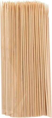 Bamboo Skewers 100 Pack – 30cm Wooden Skewers for BBQ, Grilling, Kabobs, and Party Appetizers