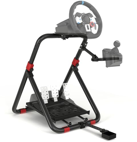 RACGTING Racing Wheel Stand for Logitech G29 G920 G923 G27 G25,Adjustable Steering Wheel Stand for Thrustmaster T248X T248 T300RS T150 458 TX PS4 PS5 Xbox