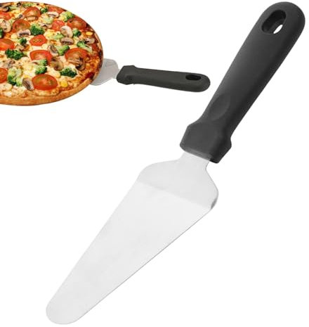 Pizza Peel - Pizza Turning Spatula Paddle | Stainless Steel Pizza Turner Pizza Oven Accessories Tools for Pie Baking Mastery