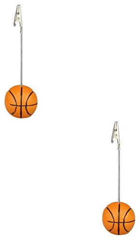 VILLCASE 2st Memo-clip Kartenhalter Für Kugeltische Tischkartenhalter Für Basketball Bilderclipständer Inhaber Der Tischnummer Memohalter-clip Fotocliphalter Aus Draht Hinweisclip