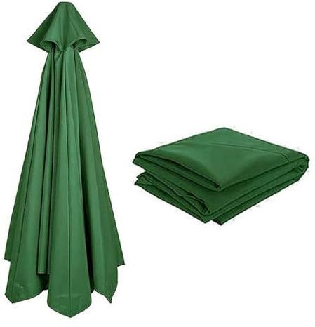 Generisch Toit de rechange beige de 200 cm pour parasol de marché de 270 cm à 6 baleines - Housse de parasol en tissu pour 8 baleines de 300 cm - Durable et élégant