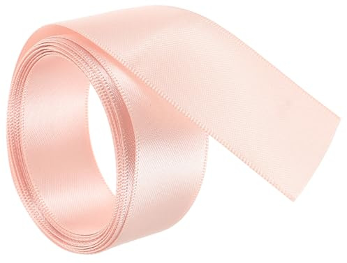 Cabilock Nastro di Tessuto Lucido Rosa per Scarpette da Ballo, 1 Rotolo, Morbido e Confortevole, per Spettacoli Palcoscenico, Donna e Ragazza