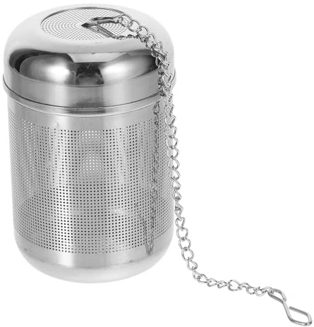 BESPORTBLE Colador de Especias de Acero Inoxidable Grande Cadena, Infusor Portátil para Té y Condimentos, Filtro Reutilizable para Guisos y Sopas en Cocina Doméstica y Restaurante