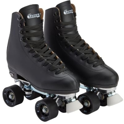 CHICAGO Skates Patins à roulettes pour Homme avec Doublure en Cuir Noir Pointure 41