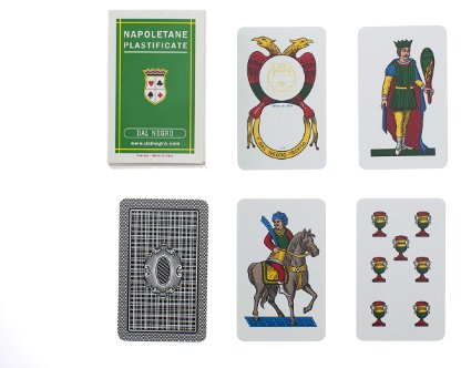 Dal Negro 10016 - Napoletane Carte da Gioco Regionali, Astuccio Verde