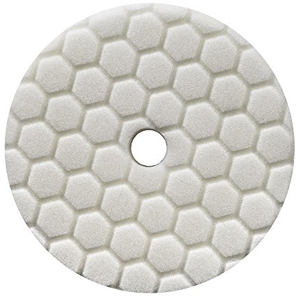 Chemical Guys BUFX114HEX5 Hex-Logic Quantum Light-Medium Polishing Pad, White (5.5 Inch Fits 5 Inch Backing Plate)