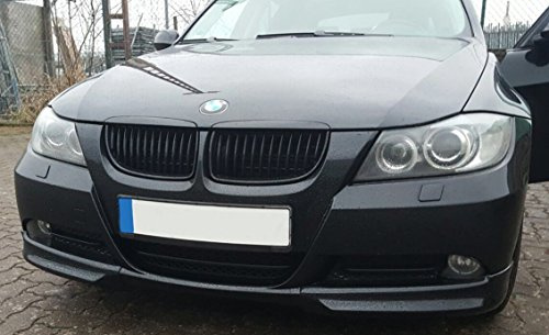 Front Spoiler Ecken Lippe Ansatz Schwarz lackierbar
