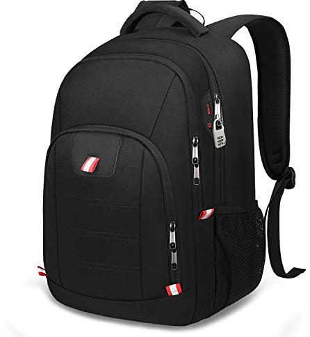 Della Gao Laptop Rucksack Herren Anti-Diebstahl Rucksack für 15,6 zoll Laptop Daypack Multifunktion Business Taschen Wasserdicht Großer mit USB-Ladeschlitz für Arbeit Reisen für Männer