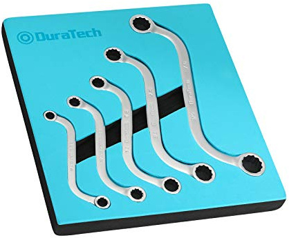 DURATECH S-Style Box End Wrench Set, SAE, 5-Piece, 5/16 to 3/4