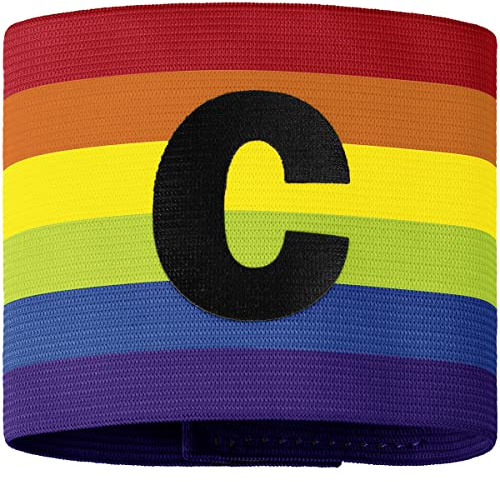 JAKO Kapitänsbinde, Größe:1, Farbe:Regenbogen